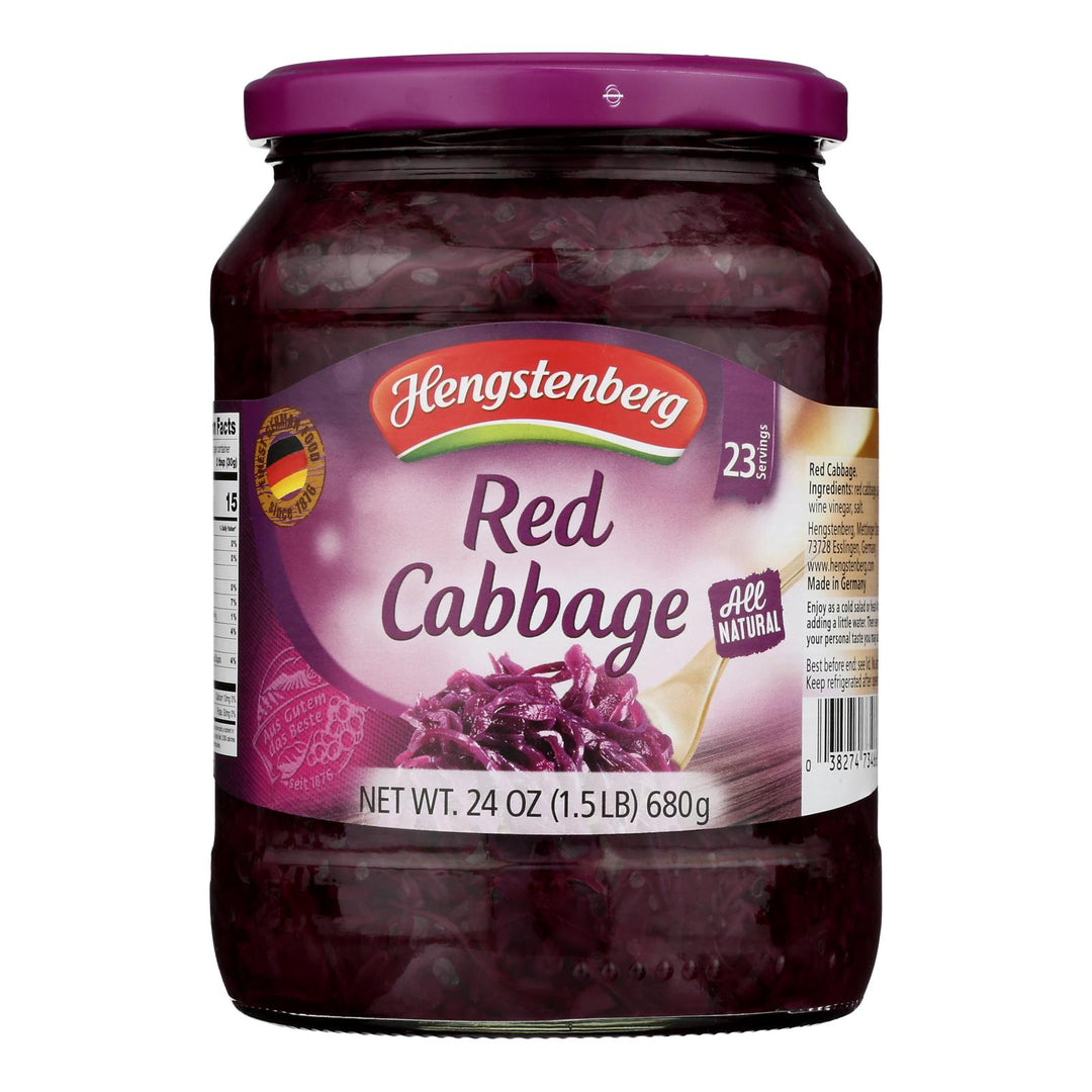 Hengstenberg - Cabbage Red Rotessa - Case Of 12 - 24.3 Oz - Maras Green